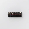 A black makeup brush set of 18 professional makeup brushes with a storage bag details Picture